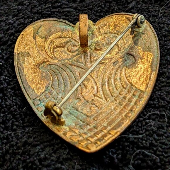 ENAMEL CLOISONNE BROOCH - Picture 3 of 3